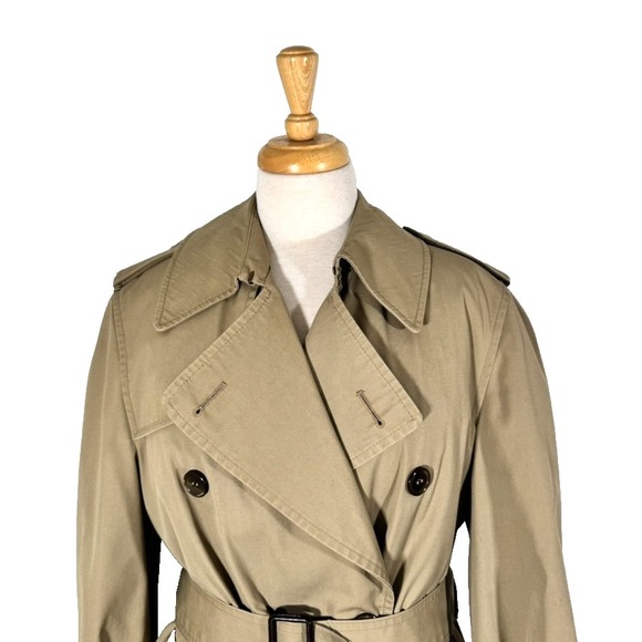 Marshall Field Company Mens‎ Trench Coat Fur Lined 38R - Picture 4 of 11